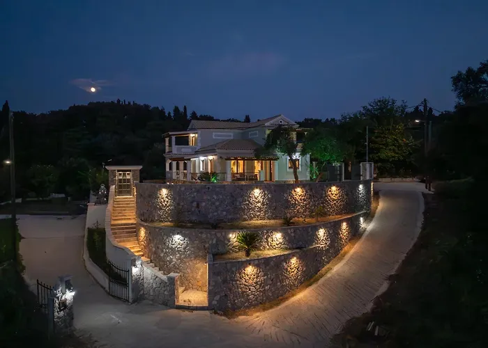 Villa Logas Hill - Situated Close To Sunset Logas Beach- Peroulades Peroulades  photo