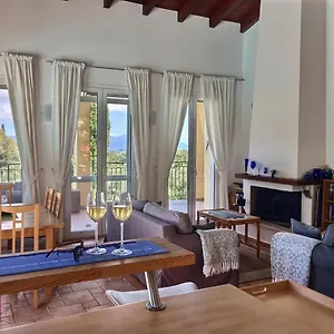 Villa Gastouri Pascalia With Heated Pool In October And Views Achílleion